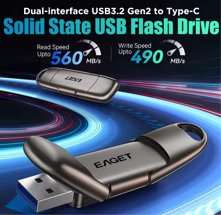 Wave Metal Flash Drive