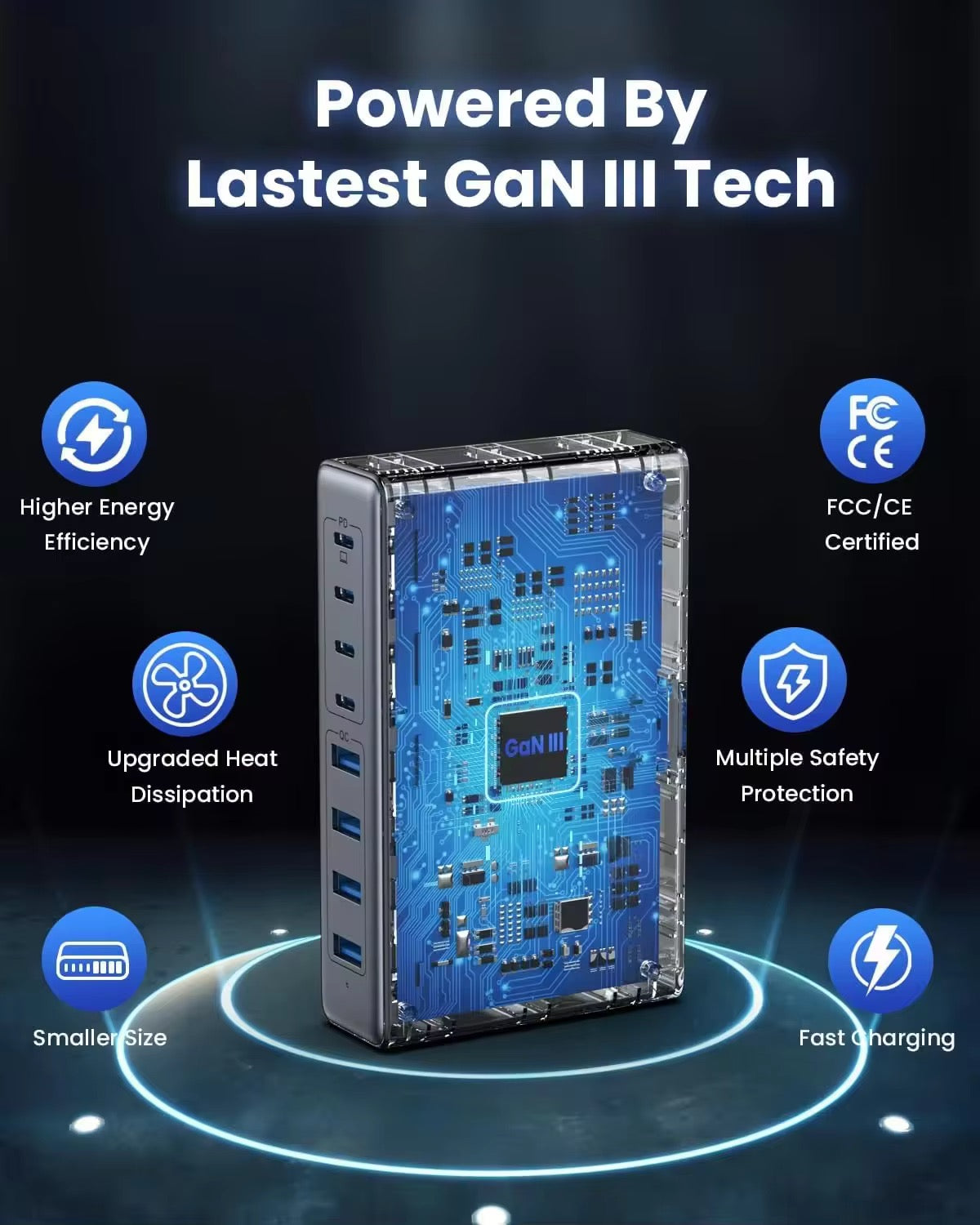 8-Port Fast Charging Station