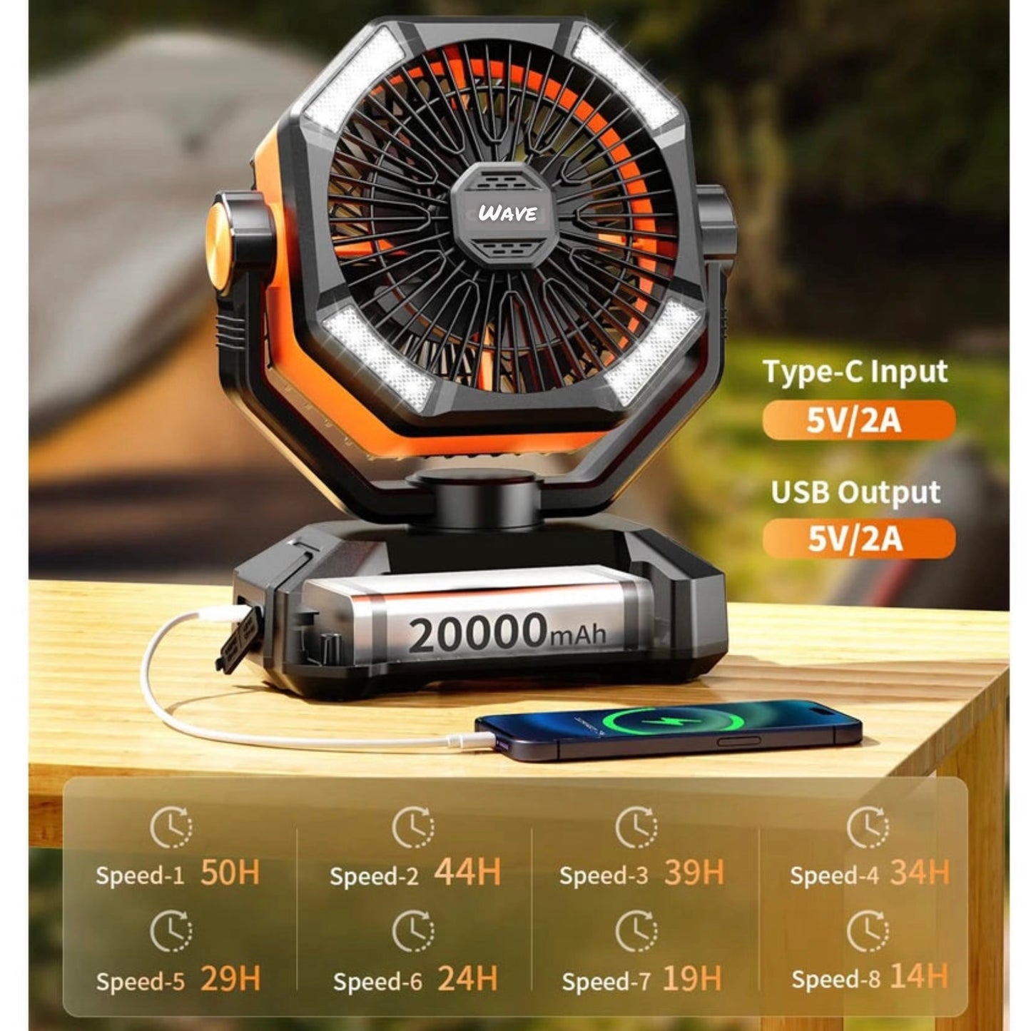 Wave Power Fan