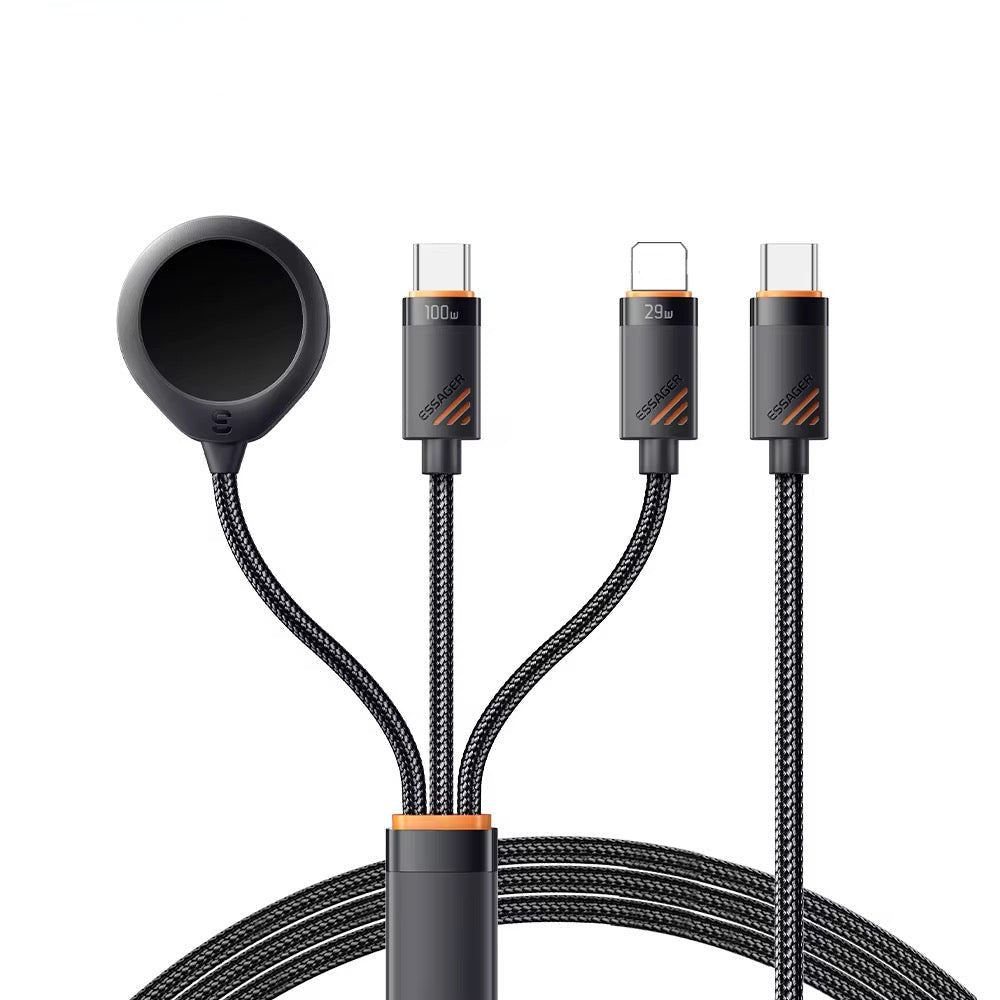 PD 100W 3-in-1 Charging Cable