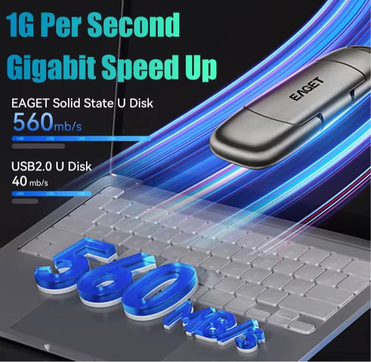 Wave Metal Flash Drive