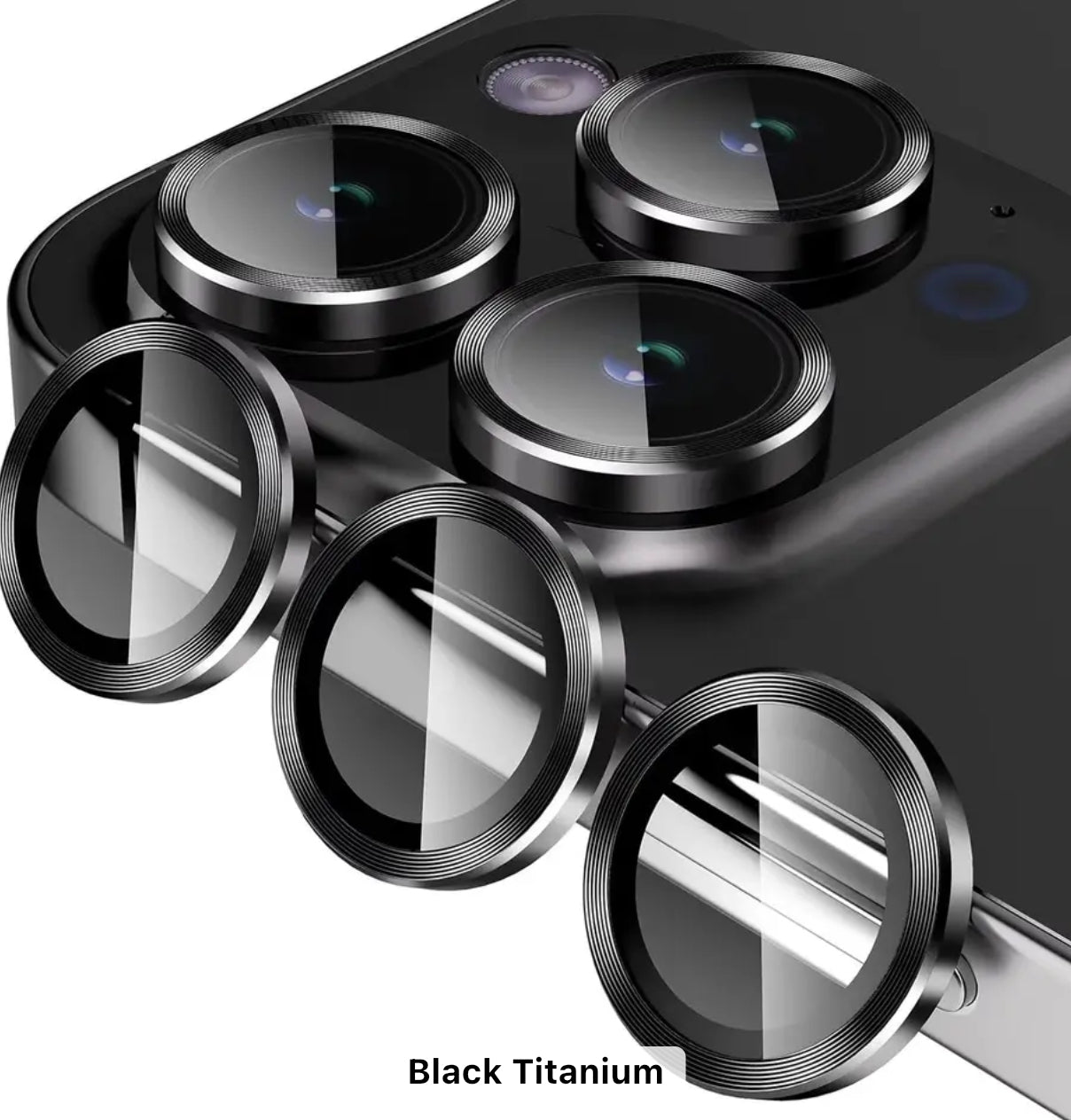 Single 3 Pcs Titanium Lens Protector