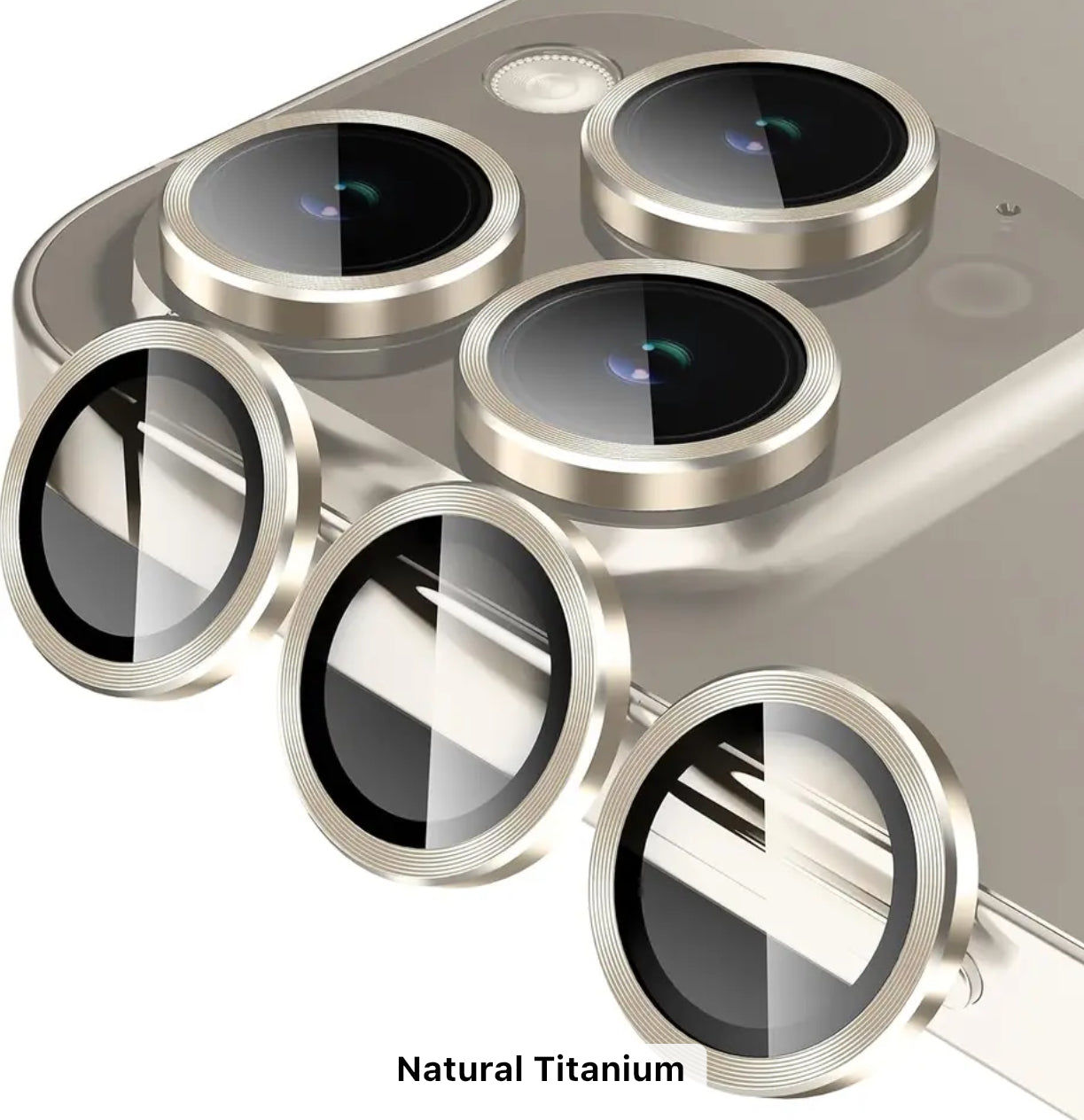 Single 3 Pcs Titanium Lens Protector