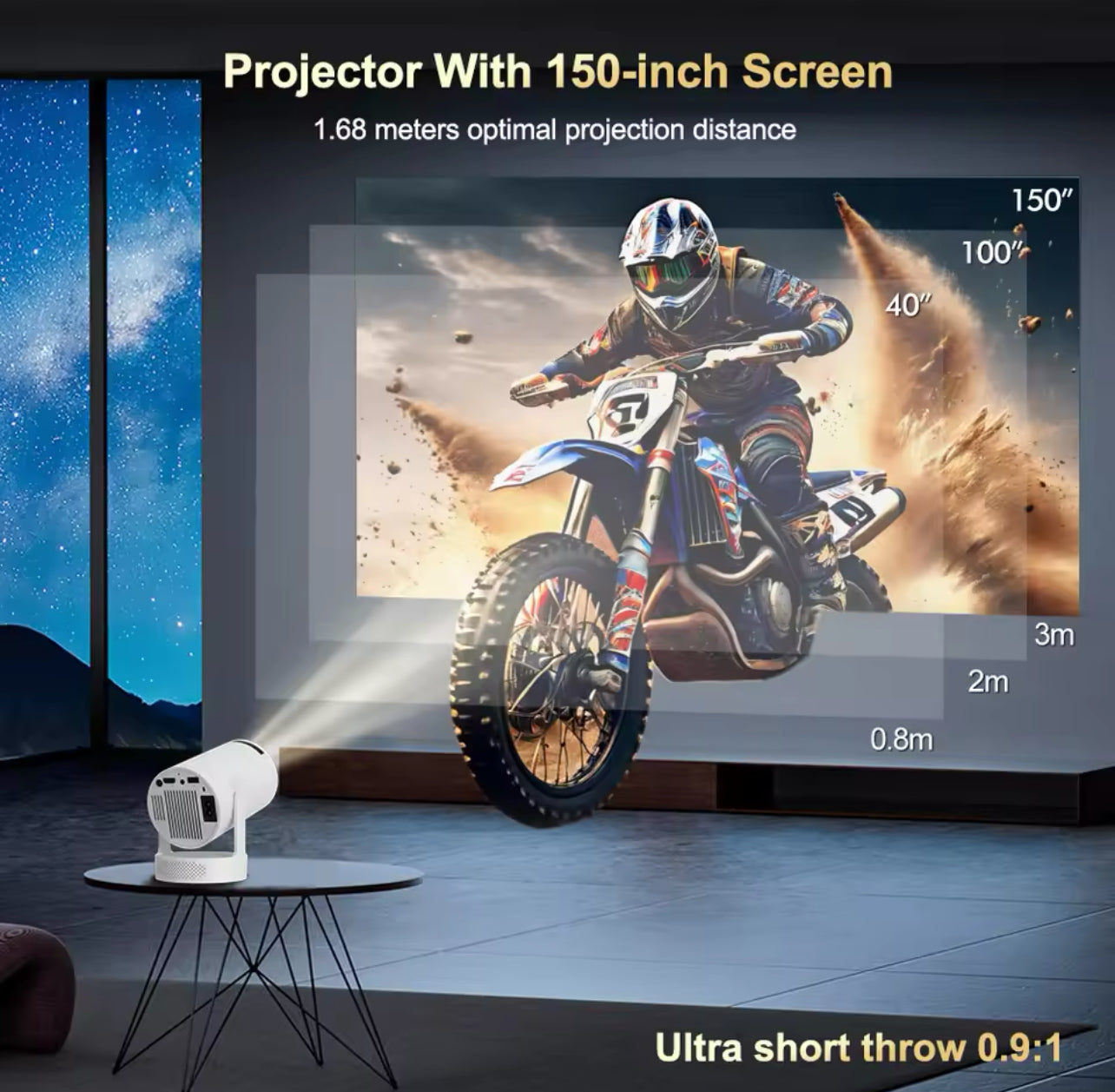 Smart 4k Projector