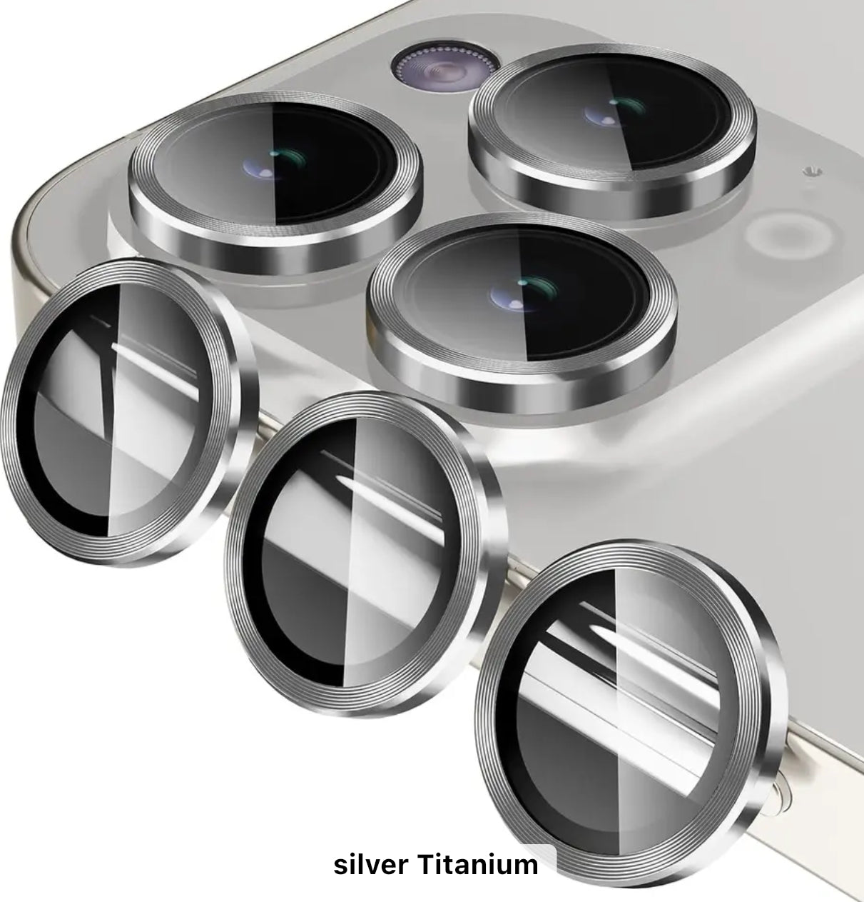 Single 3 Pcs Titanium Lens Protector
