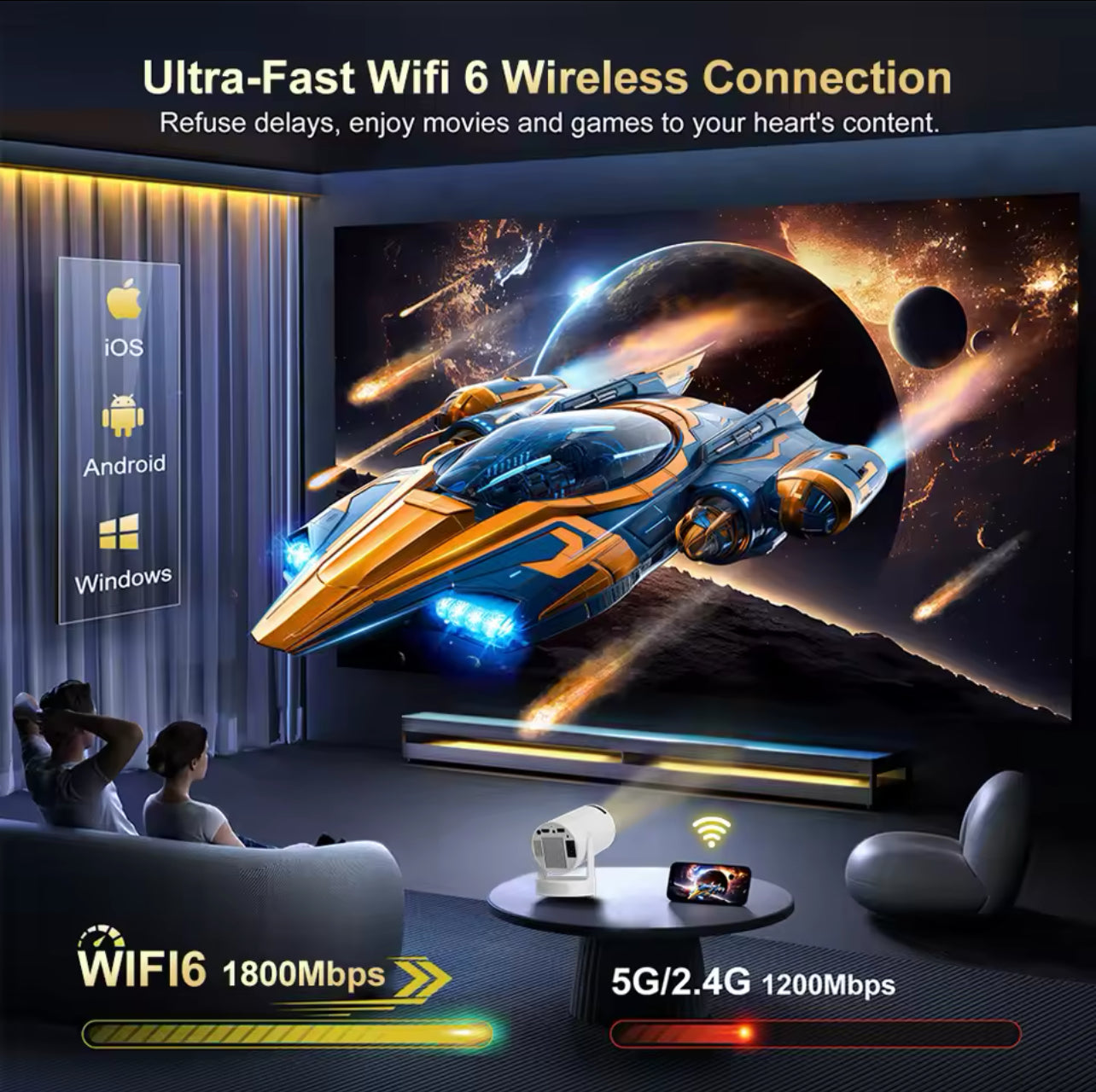 Smart 4k Projector