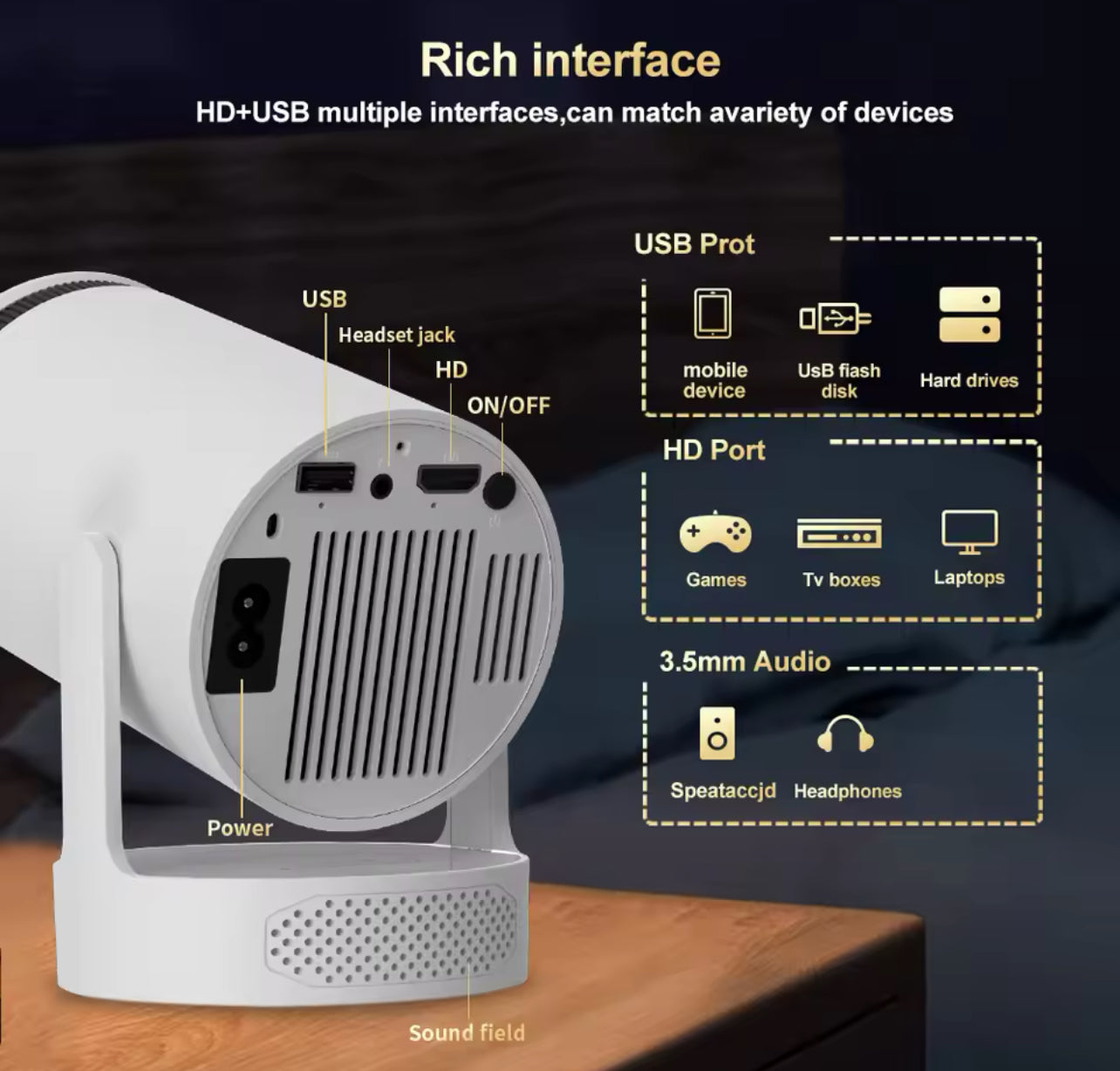 Smart 4k Projector