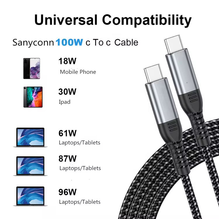 100W Charger Cable