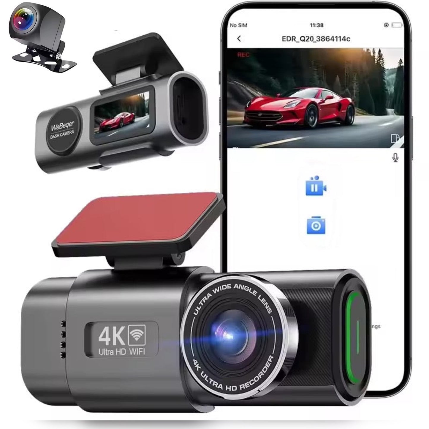Wave4K Dash Cam