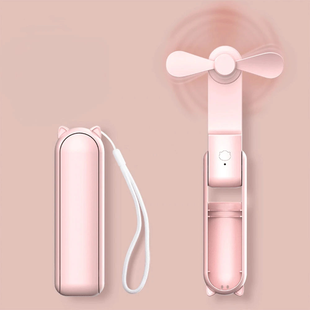 Mini Fan with Power Bank