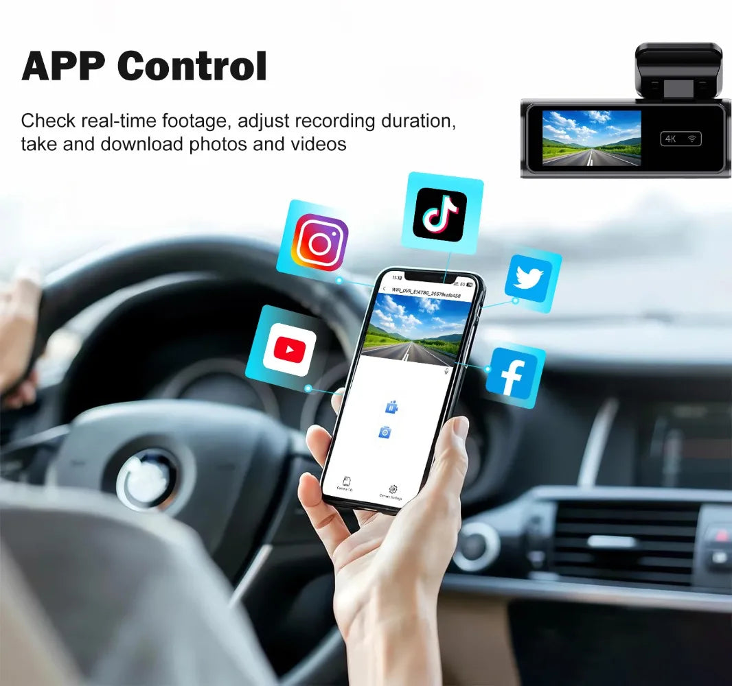 4K WIFI Dash Cam