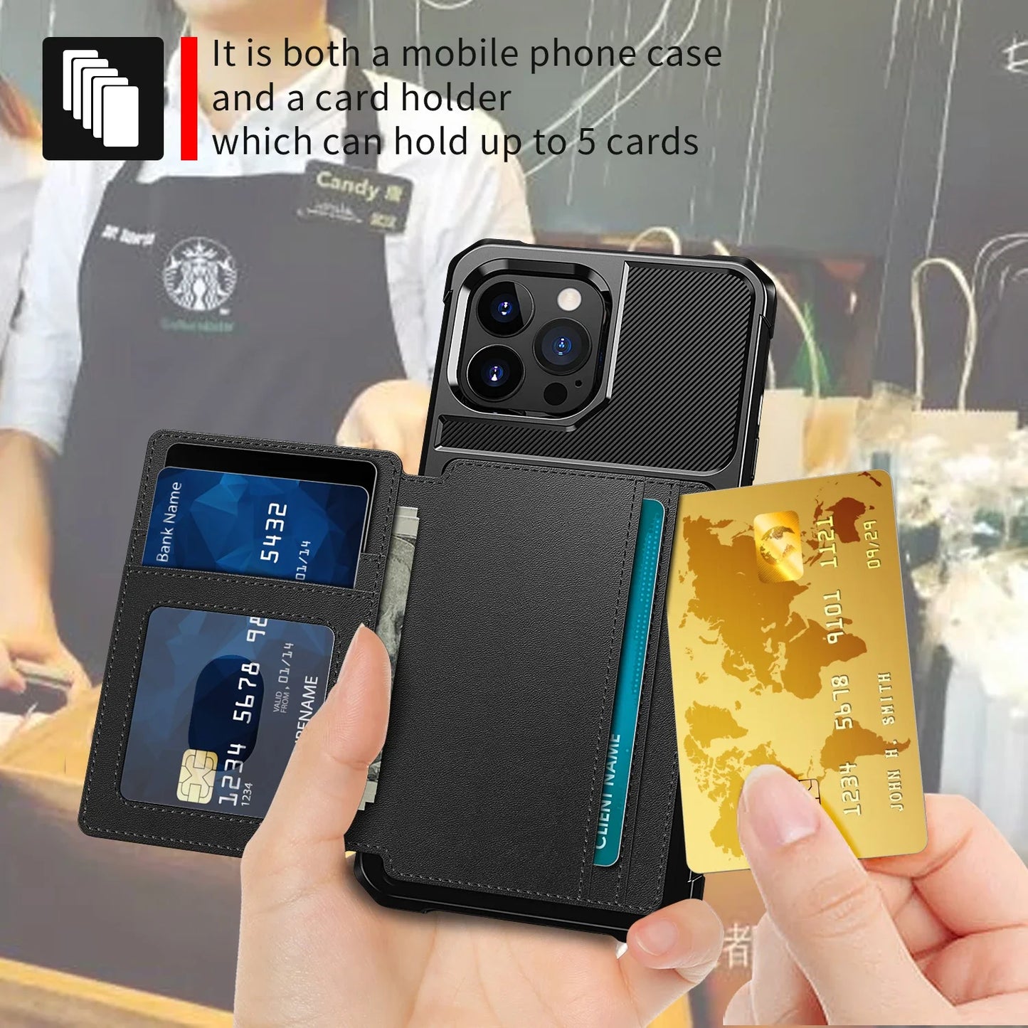 Magnetic Wallet Case