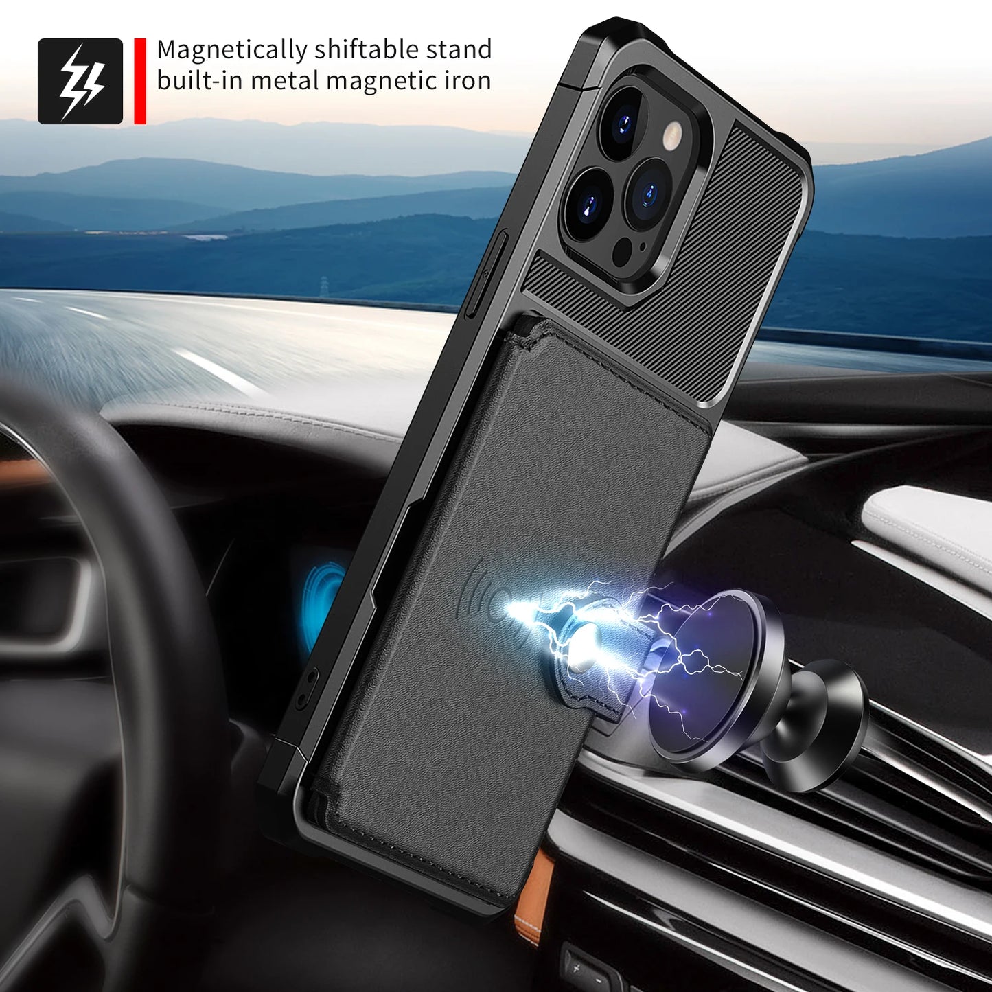 Magnetic Wallet Case