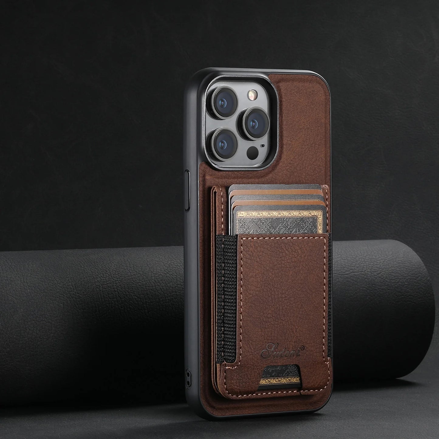 Leather Card Holder Case