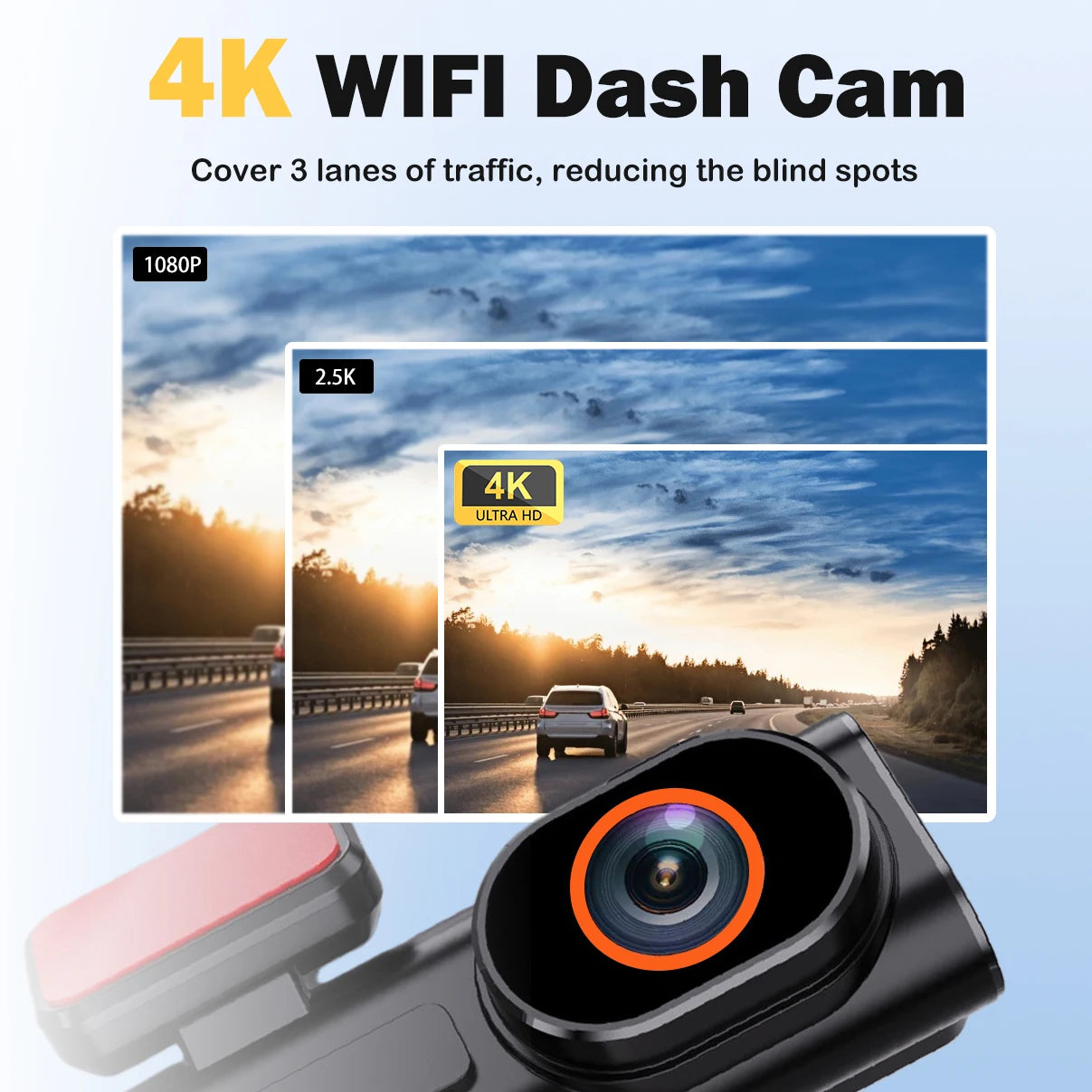 4K WIFI Dash Cam