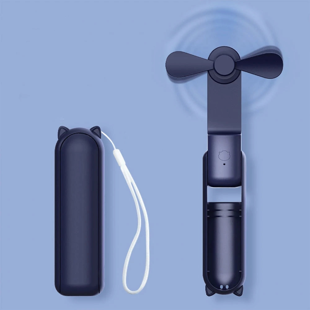 Mini Fan with Power Bank