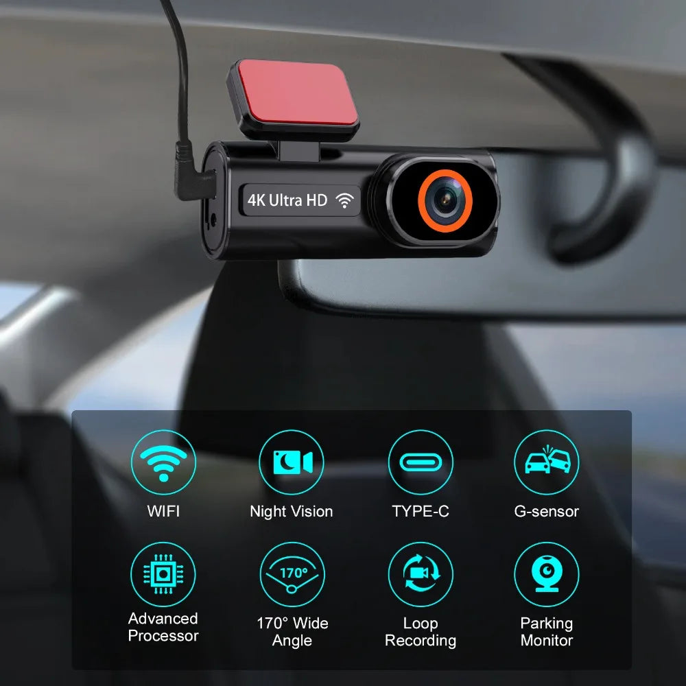 4K WIFI Dash Cam