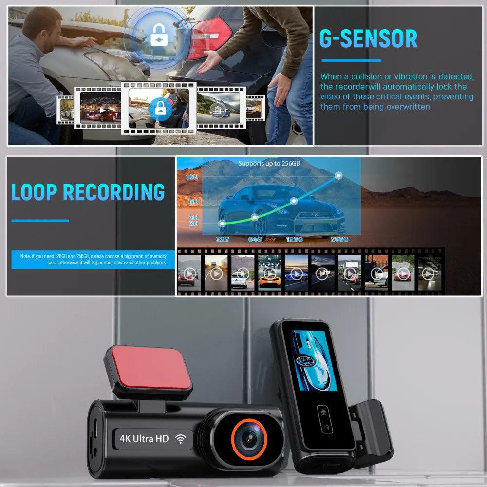 4K WIFI Dash Cam