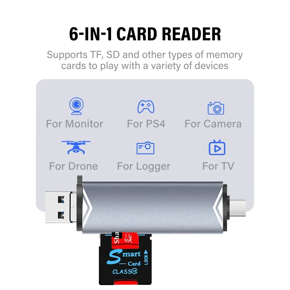 6-in-1 Card Reader