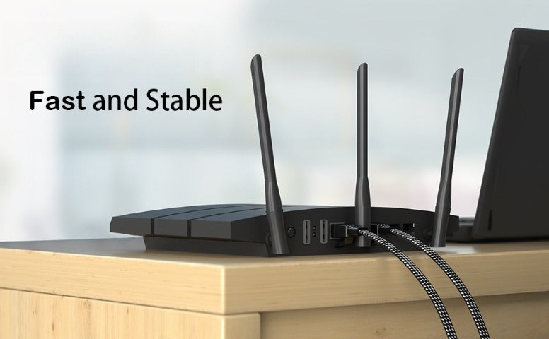 Nylon Braided Cat8 Ethernet Cable