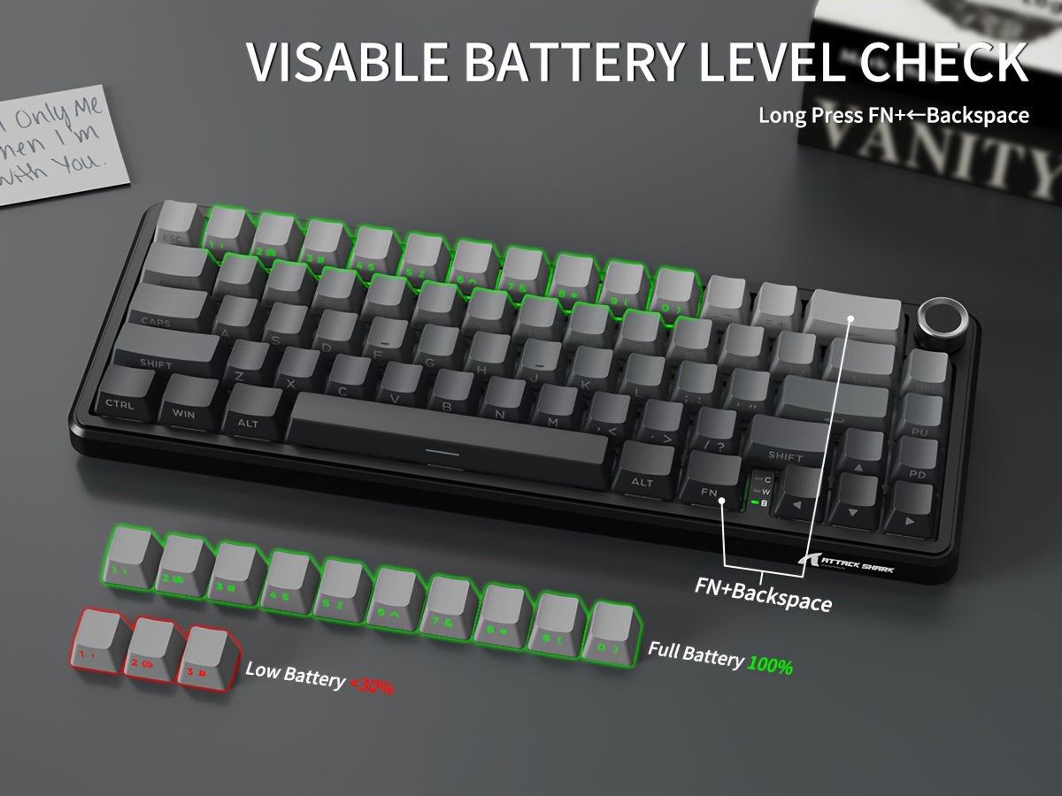 X66 Ergonomic Keyboard with Knob