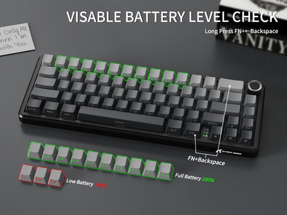 X66 Ergonomic Keyboard with Knob