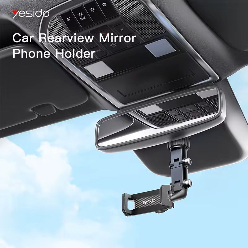 Rearview Mirror Phone Holder