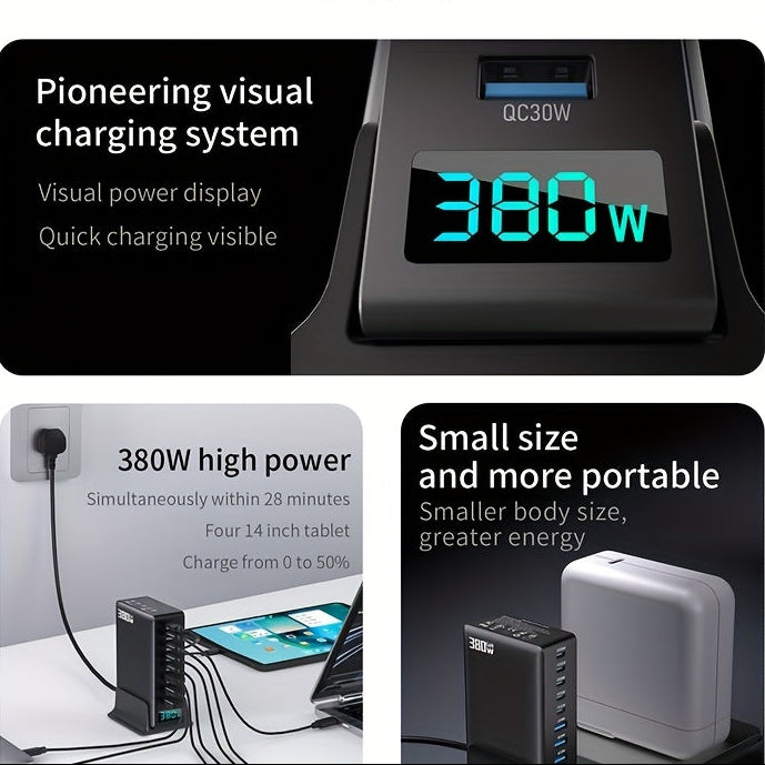 8-Port Charging Station