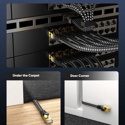 Nylon Braided Cat8 Ethernet Cable