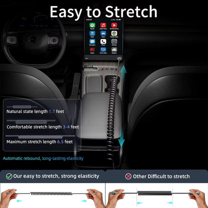 4-in-1 Retrac Charging Cable