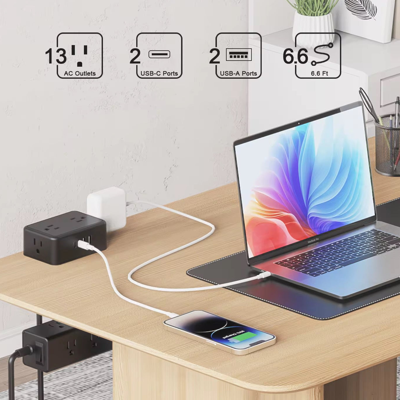 DeskDock Power™ Clamp Hub