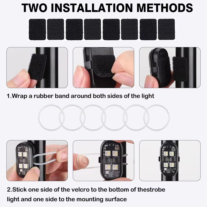 2-Pack LED Strobe Lights