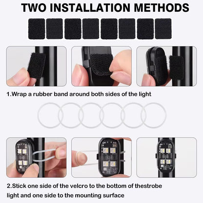 2-Pack LED Strobe Lights