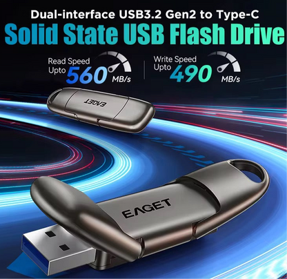 Wave Metal Flash Drive