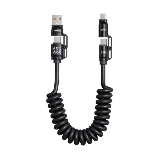 4-in-1 Retrac Charging Cable
