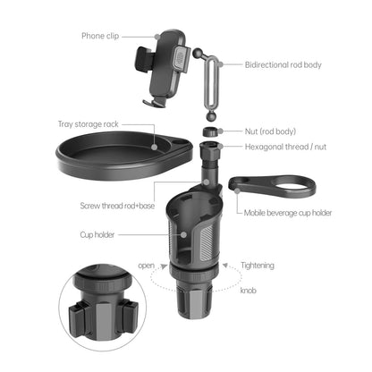4-in-1 Whole Car Holder Tray