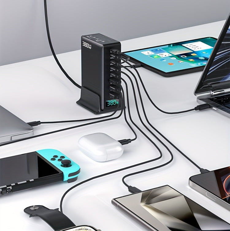 8-Port Charging Station