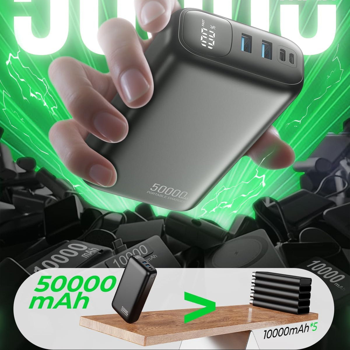 PowerVault™ 50000mAh Pro Bank