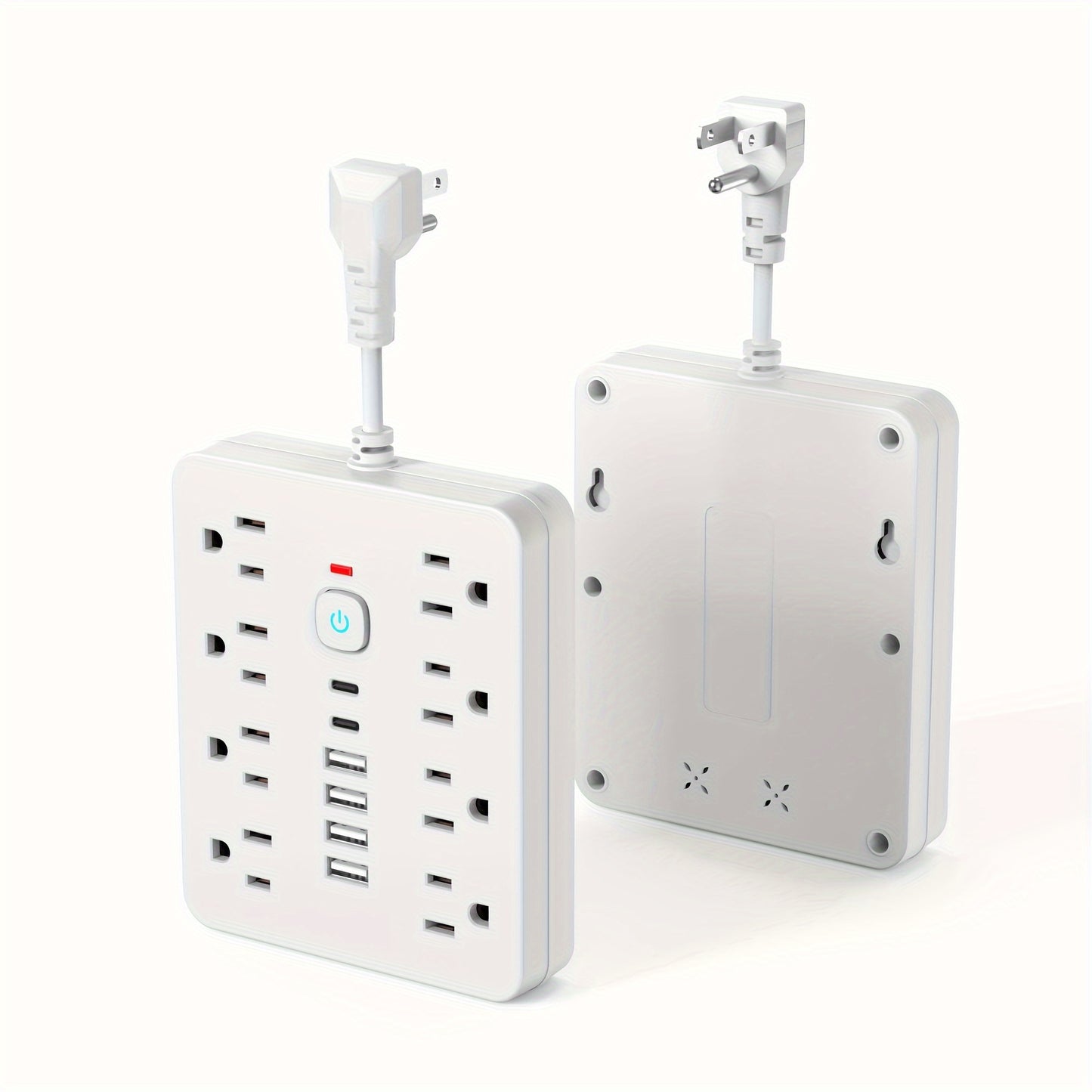 14-in-1 Power Strip with Surge Protection and One-Touch Control Switch