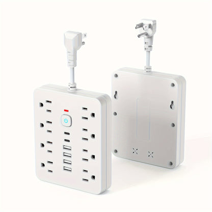 14-in-1 Power Strip with Surge Protection and One-Touch Control Switch