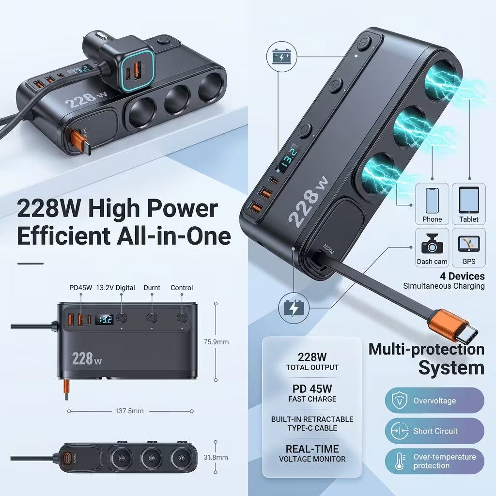 RoadStation Power Splitter