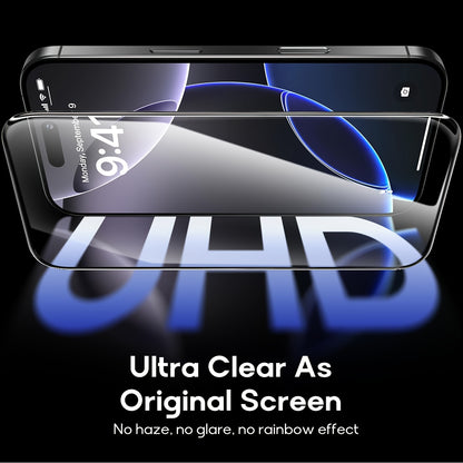 Premium Tempered Glass Screen Protectors Along with an Installation Kit