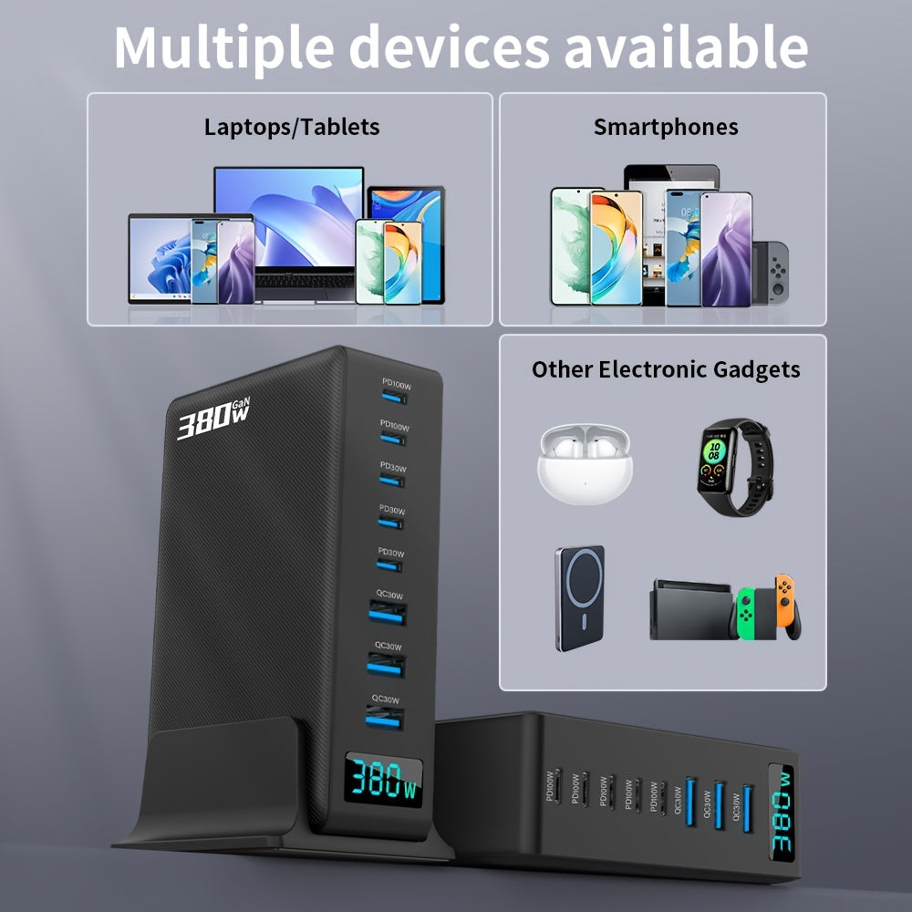 8-Port Charging Station