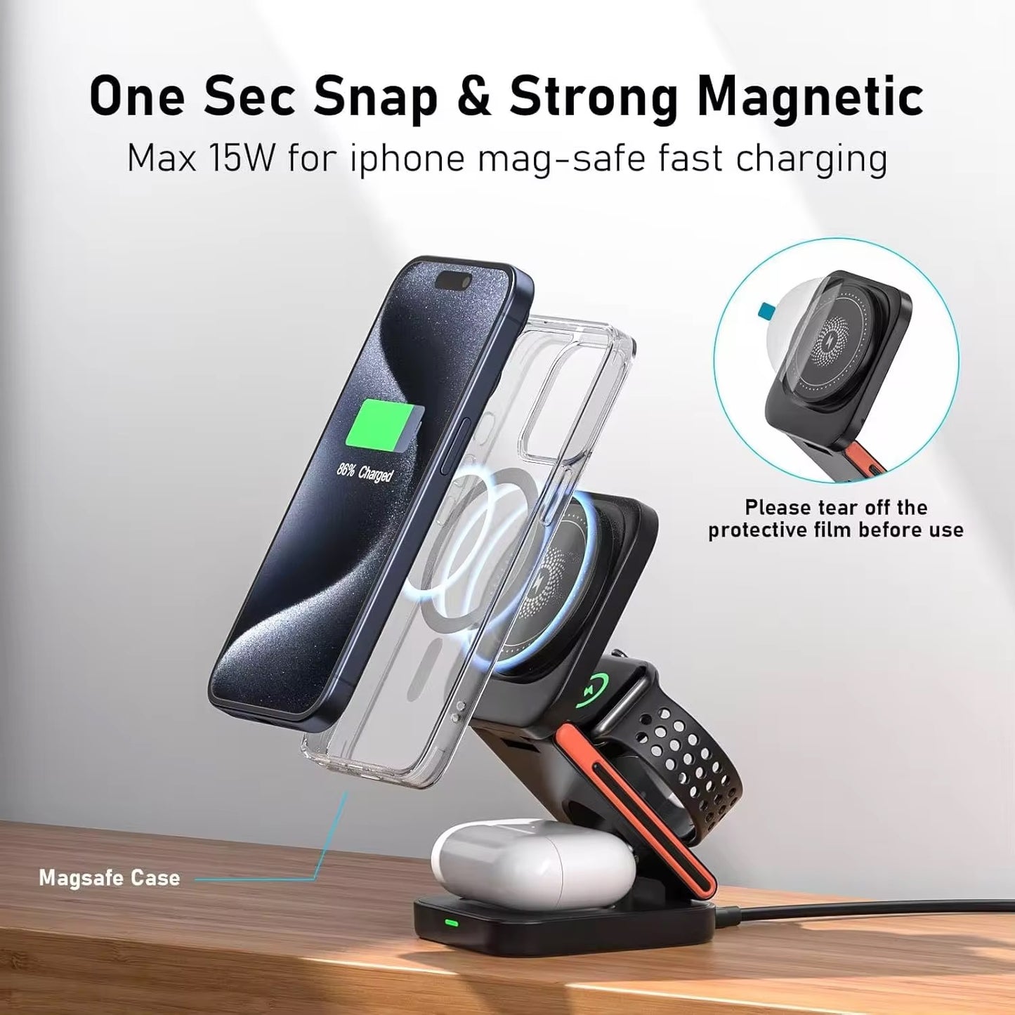 3 in 1 Foldable Charging Station