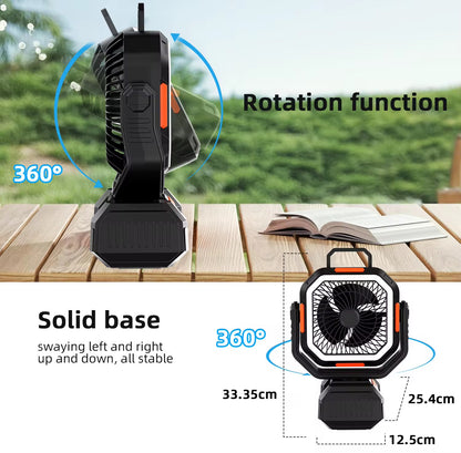 40000mAh Outdoor Fan