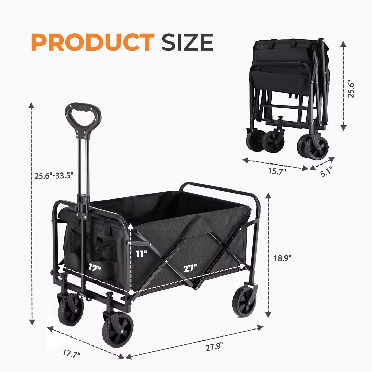 WaveCargo™ Pro Folding Wagon