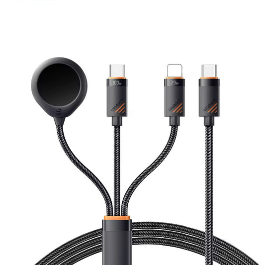PD 100W 3-in-1 Charging Cable