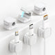 6 Pcs White