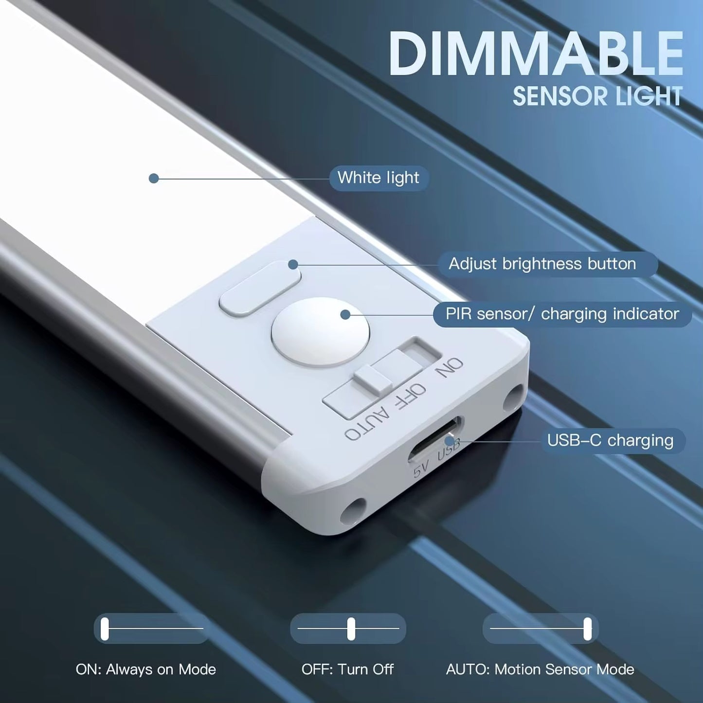 2 Pack-LED Motion Sensor Light