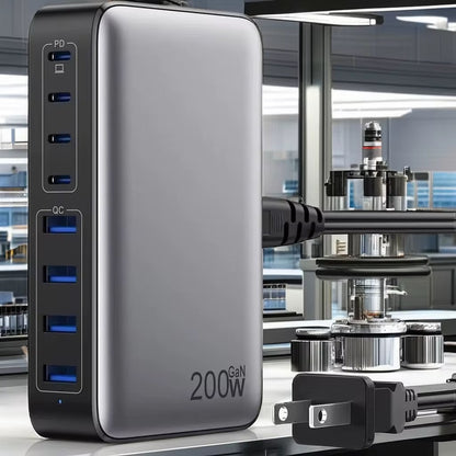 8-Port Fast Charging Station